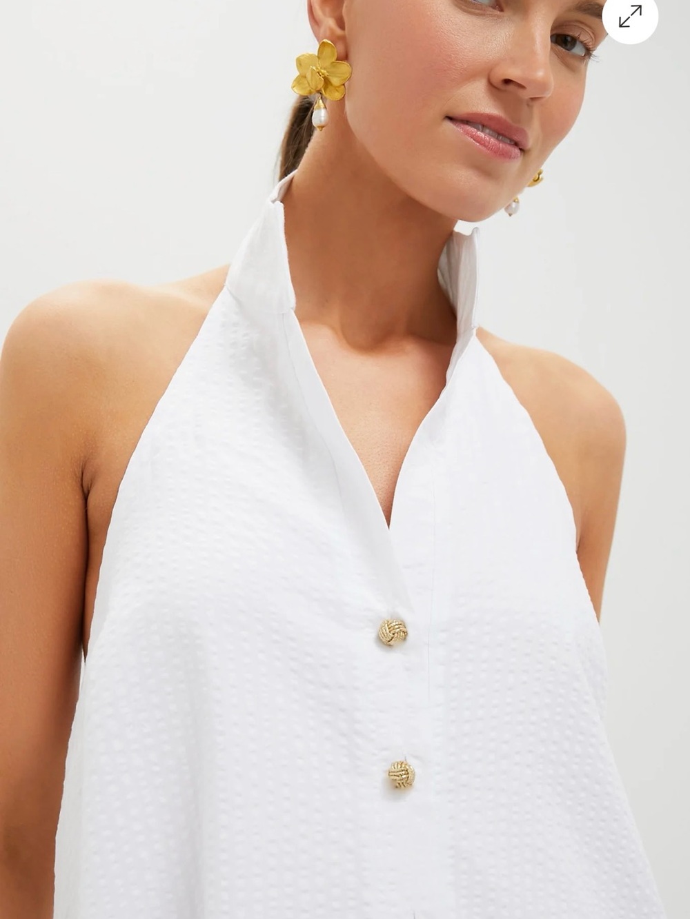 NWT Tuckernuck White Seersucker Jagger Dress - Picture 4 of 6